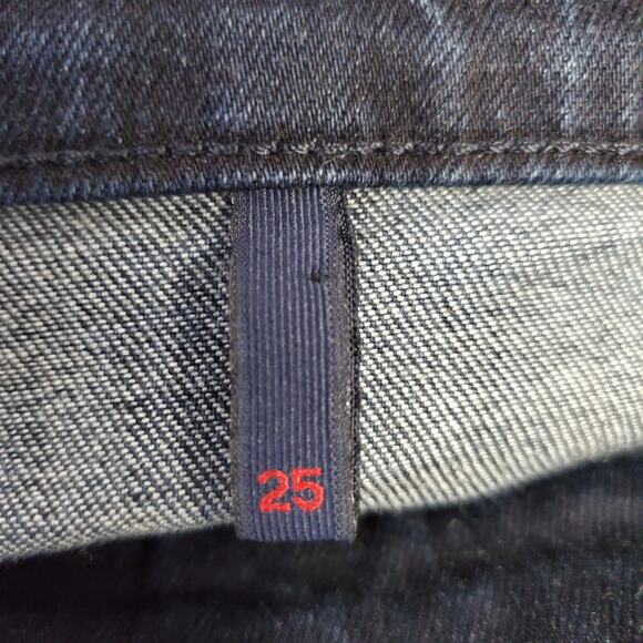 RtA Distressed Women's Classic Skinny Jeans Size 25 Distressed Dark Wash Cotton - Picture 9 of 10